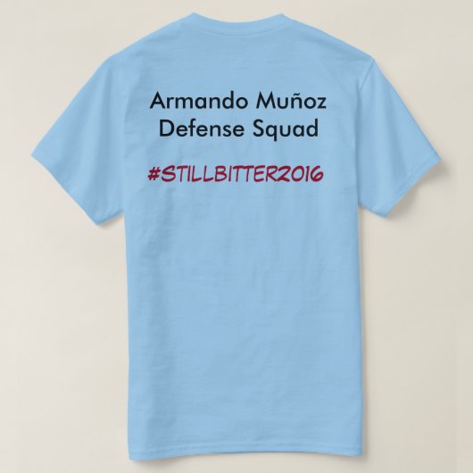 Nog steeds bitter over Darwin 2k16 T-shirt (Design achterkant)