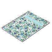 Nog steeds bloeiende en ongehinderde aanpasbare bl notitieboek (Linkerzijde)