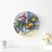 Nog steeds bloemen in een vaas van Paul Cezanne Grote Klok (Huis)