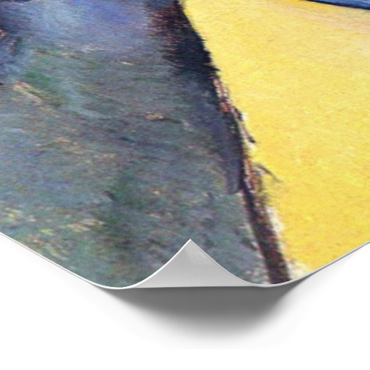 Nog steeds bloemen in een vaas van Paul Cezanne Poster (Hoek)