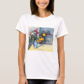 Nog steeds bloemen in een vaas van Paul Cezanne T-shirt (Voorkant)