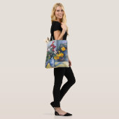 Nog steeds bloemen in een vaas van Paul Cezanne Tote Bag (Op model)