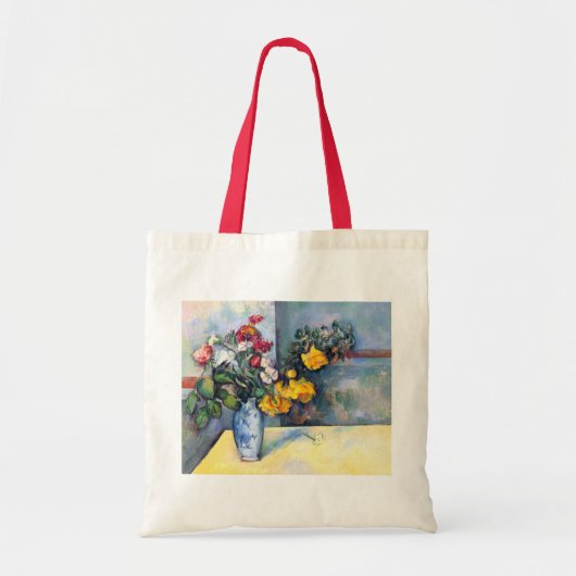 Nog steeds bloemen in een vaas van Paul Cezanne Tote Bag (Voorkant)