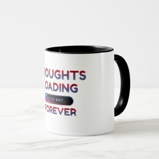 Nog steeds bufferend mok (Voorkant rechts)