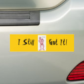 Nog steeds. bumpersticker (Op auto)