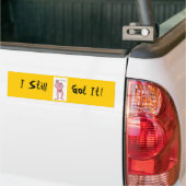 Nog steeds. bumpersticker (Op Truck)