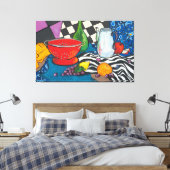 Nog steeds creatieve fruitwandkunst canvas afdruk (Insitu (Slaapkamer))