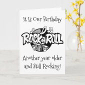 NOG STEEDS "DANSEN" OP ONZE "WEDERZIJDSE VERJAARDA KAART (Gele Bloem)