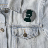 Nog steeds de Con kopen? | Anti-trump Ronde Button 5,7 Cm (In situ)