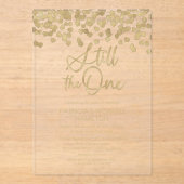 Nog steeds de One Wedding Vows Vernieuwing Acryl Uitnodigingen (Voorkant)