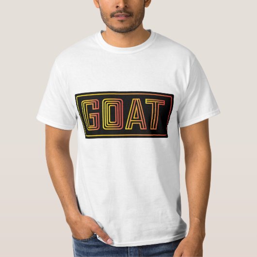 Nog steeds die G.O.A.T T-shirt (Voorkant)