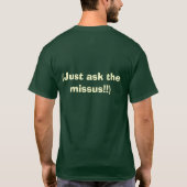 Nog steeds een Cheeky Monkey!! T-shirt (Achterkant)