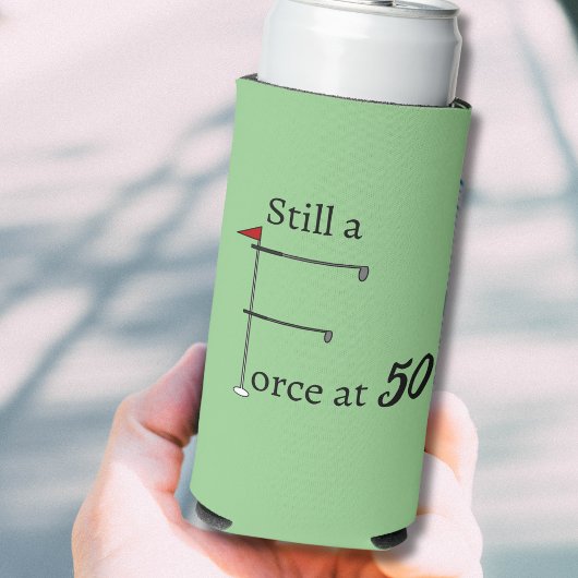 Nog steeds een Force op 50-jarig golfthema Seltzer Blikjeskoeler