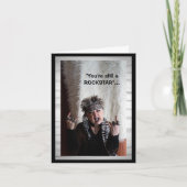 Nog steeds een Rockstar in mijn droomKaart Kaart (Voorkant)