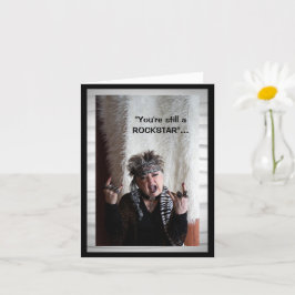 Nog steeds een Rockstar in mijn droomKaart Kaart