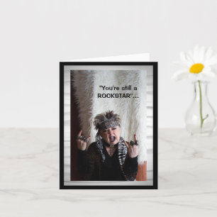 Nog steeds een Rockstar in mijn droomKaart Kaart