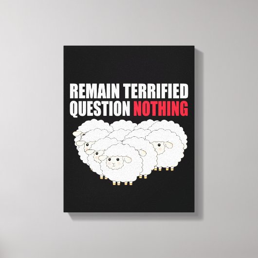 Nog steeds een terechte vraag... canvas afdruk (Voorkant)