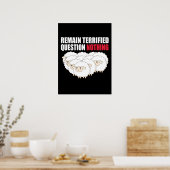 Nog steeds een terechte vraag... poster (Keuken)
