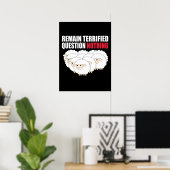 Nog steeds een terechte vraag... poster (Thuiskantoor)
