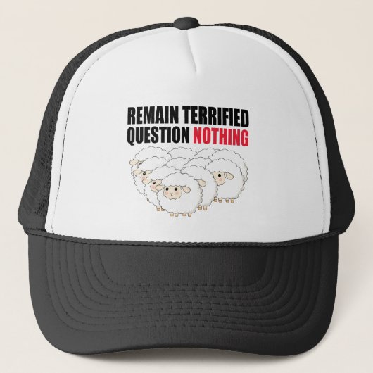 Nog steeds een terechte vraag... trucker pet (Voorkant)