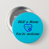 Nog steeds een zuster Blue Button (Voorkant /achterkant)