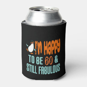 Nog steeds Fabulous 60th Birthday Penguin Blikjeskoeler