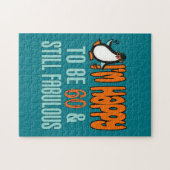 Nog steeds Fabulous 60th Birthday Penguin Legpuzzel (Horizontaal)