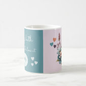 Nog steeds fantastisch op 50 verjaardag bloemengro koffiemok (Center)