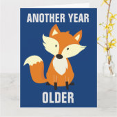 NOG STEEDS FOXY! FOX HAPPY BIRTHDAY GROTE KAARTEN (Gele Bloem)