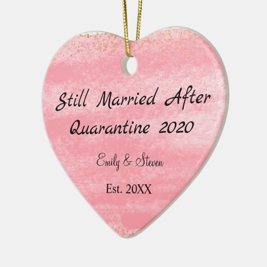 Nog steeds getrouwd na Quarantine 2020 Ornament (Links)