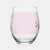 Nog steeds geweldig bij 50 Voeg naam bloemengroen  Wijnglas Zonder Voet (Links)