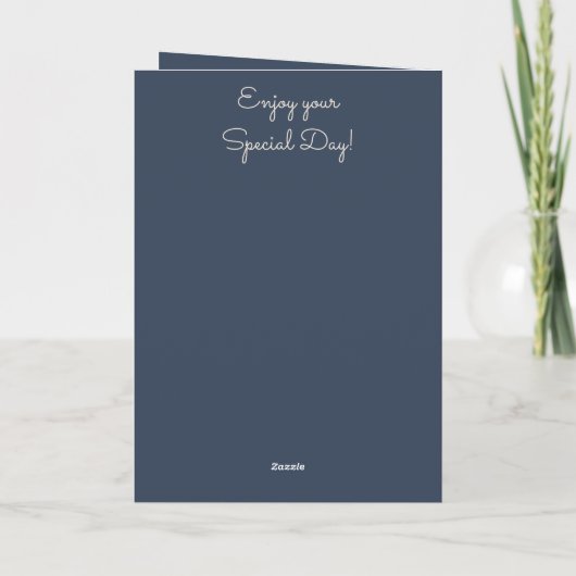 Nog steeds geweldig bij 60 Voeg naam toe bloemenbl Kaart (Achterkant)