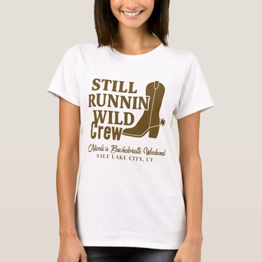 Nog steeds hardlopen Wild Country Westerne Bachelo T-shirt (Voorkant)