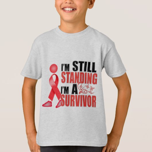 Nog steeds hartziekte Overleving T-shirt (Voorkant)