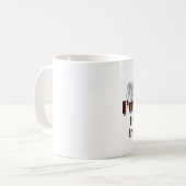 Nog steeds heet koffiemok (Voorkant links)