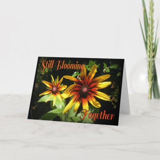 Nog steeds het Bloomeren de Tevreden Kaart van het (Voorkant)