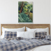 Nog steeds het landschap van Patrick Henry Bruce Canvas Afdruk (Insitu (Slaapkamer))