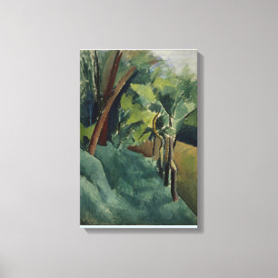 Nog steeds het landschap van Patrick Henry Bruce Canvas Afdruk