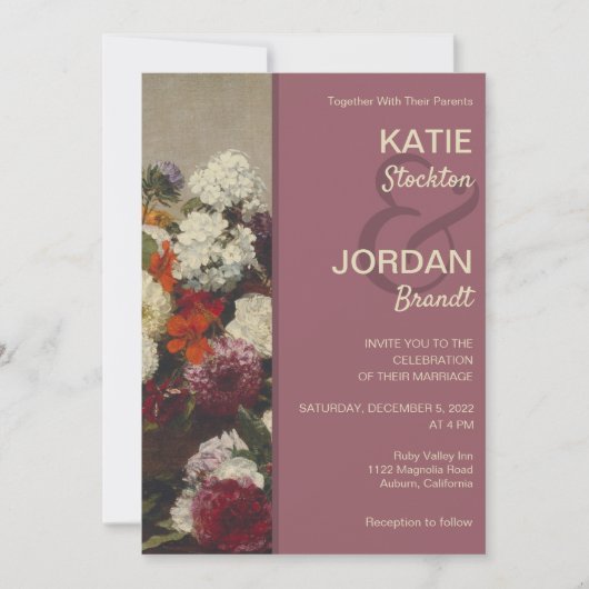 Nog steeds het leven met Flowers Weddenschap Kaart (Voorkant)