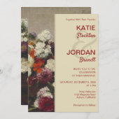 Nog steeds het leven met Flowers Weddenschap Kaart (Voorkant / Achterkant)