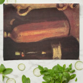 Nog steeds het leven van 4 stenen flessen door Vin Theedoek (Gevouwen)