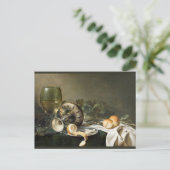 Nog steeds het leven van Willem Claeszoon Heda Briefkaart (Staand voorkant)