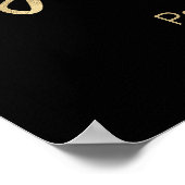 Nog steeds het One Wedding Jubileum welkomstbord Poster (Hoek)