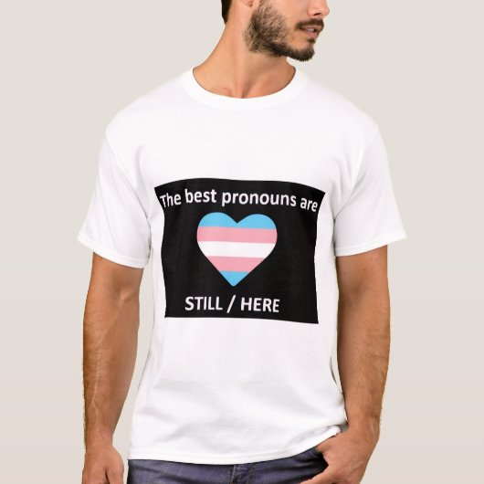 Nog steeds/Hier T-shirt (Voorkant)