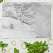 Nog steeds Horse Kitchen Towel Theedoek (Gevouwen)