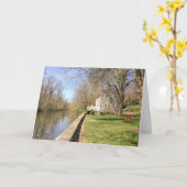 Nog steeds huis in het vroege voorjaar kaart (Gele Bloem)