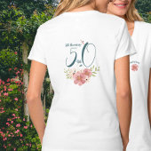 "Nog steeds in bloei" Waterverf Wildflower Dragonf T-shirt