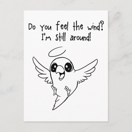 Nog steeds in de buurt briefkaart (Voorkant)