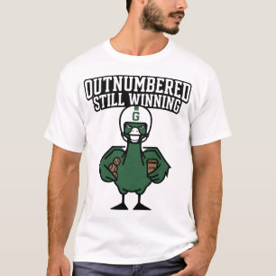 Nog steeds in de minderheid maar toch aan de winne t-shirt