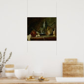 Nog steeds in het leven: Menu Fast Day, 1731 Poster (Keuken)